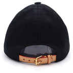 Louis Vuitton Cap LV Fast Monogram Leather Baseball Cap Black — view 2