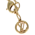 Louis Vuitton Bracelet LV Logo Charm Gold — view 6
