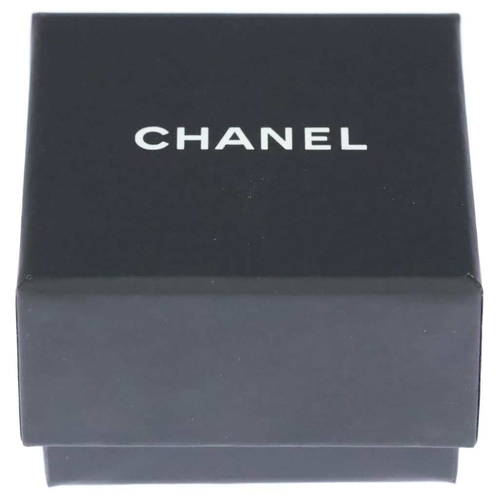 Chanel CC Logo Rhinestone Earrings Gold — view 6