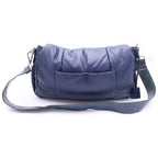 Prada Nappa Bomber Shoulder Bag Blue Nylon Leather — view 2