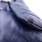 Prada Nappa Bomber Shoulder Bag Blue Nylon Leather — view 6