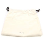 Celine Trio Small Leather Shoulder Bag Pouch Pochette Yellow — view 8