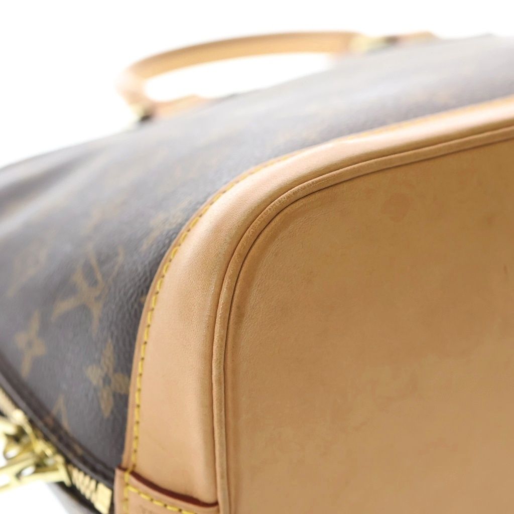 Louis Vuitton Monogram Alma PM Handbag Brown — view 5