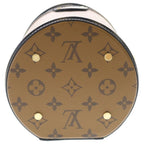 Louis Vuitton Monogram Reverse Cannes 2-Way Shoulder Bag Vanity Brown Black — view 4
