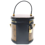 Louis Vuitton Monogram Reverse Cannes 2-Way Shoulder Bag Vanity Brown Black — view 2