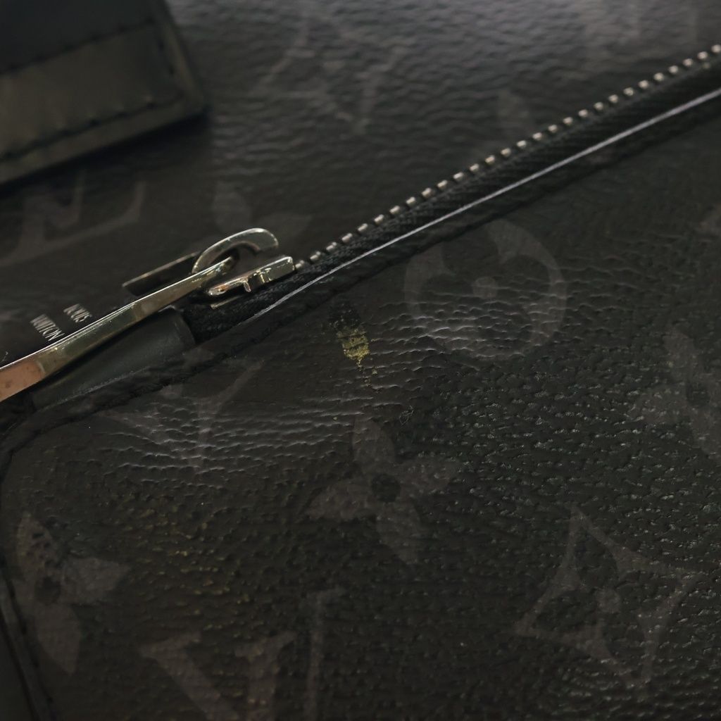 Louis Vuitton Monogram Eclipse Bum Bag Leather Black — view 6