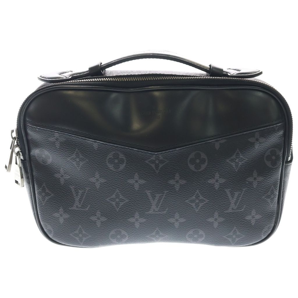 Louis Vuitton Monogram Eclipse Bum Bag Leather Black