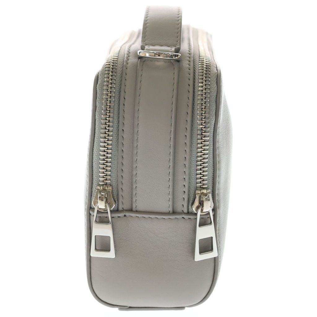 Loewe Crossbody Camera Bag Mini 2-Way Gray Leather Silver — view 3