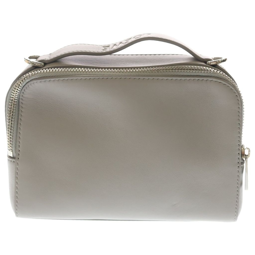 Loewe Crossbody Camera Bag Mini 2-Way Gray Leather Silver — view 2