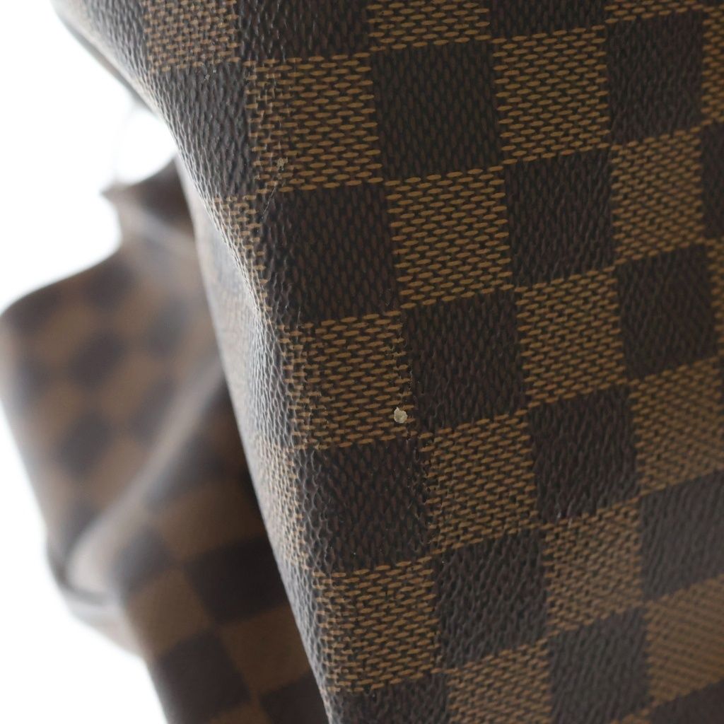 Louis Vuitton Damier Grit Handbag Brown Leather Gold — view 6