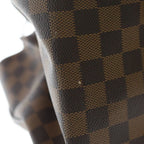 Louis Vuitton Damier Grit Handbag Brown Leather Gold — view 6