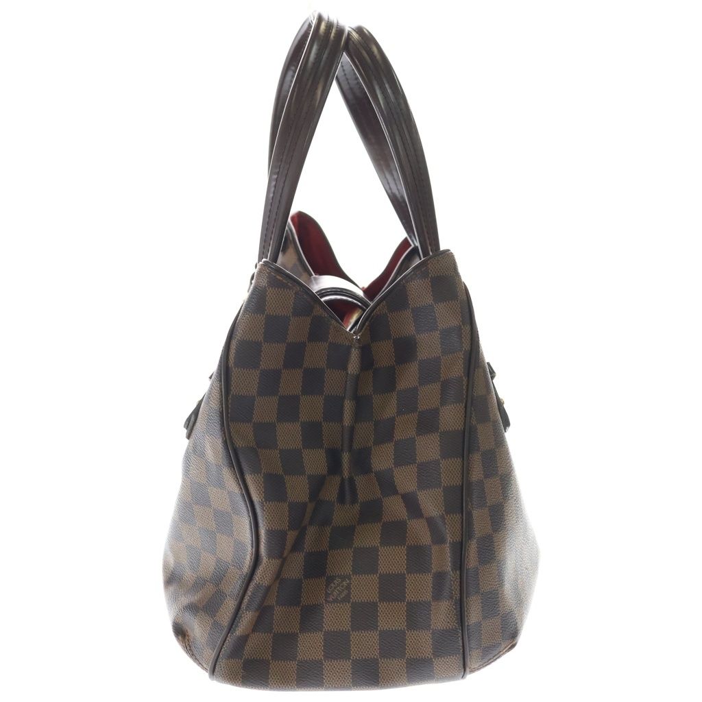 Louis Vuitton Damier Grit Handbag Brown Leather Gold — view 3