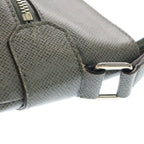 Louis Vuitton Taiga Sasha Shoulder Bag Gray Leather Silver — view 7