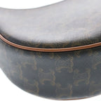 Celine Triomphe Mini Ava Shoulder Bag Brown Leather Gold — view 5