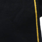 Fendi Logo Scarf Black Yellow Cotton — view 2