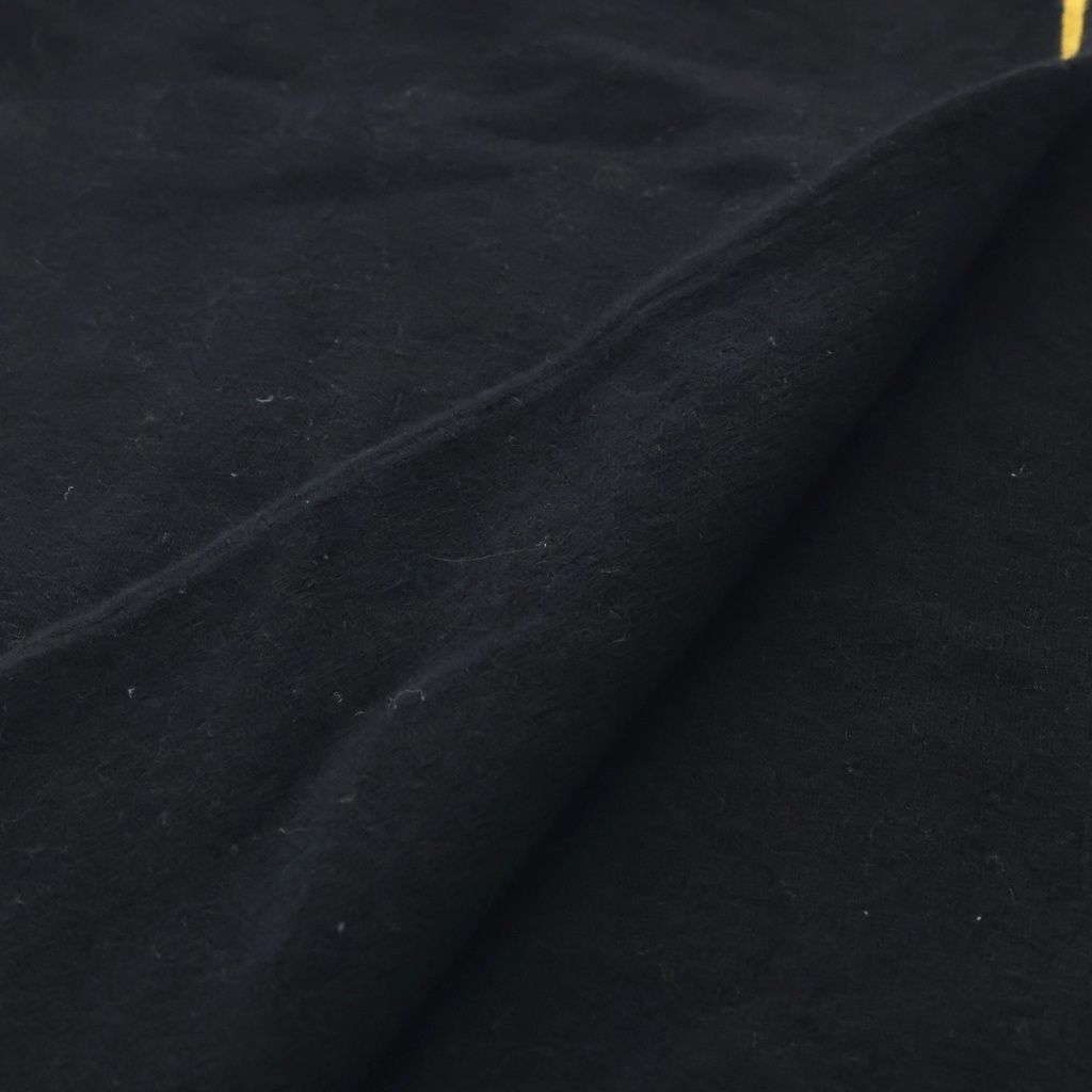 Fendi Logo Scarf Black Yellow Cotton — view 5