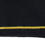 Fendi Logo Scarf Black Yellow Cotton — view 3