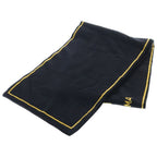 Fendi Logo Scarf Black Yellow Cotton