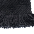 Louis Vuitton Logomania Scarf Echarpe Logo Mania Wool Black — view 3