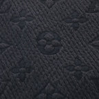 Louis Vuitton Logomania Scarf Echarpe Logo Mania Wool Black — view 2