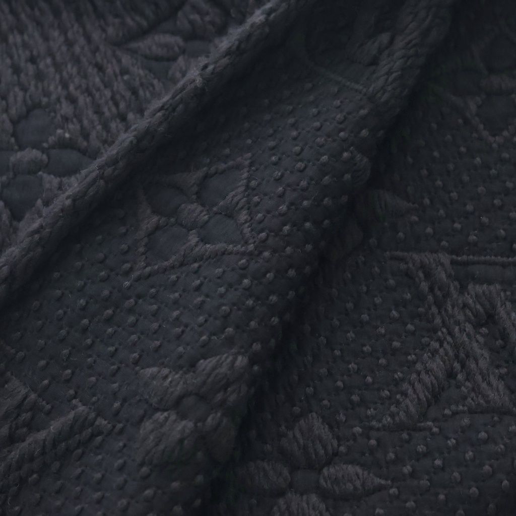 Louis Vuitton Logomania Scarf Echarpe Logo Mania Wool Black — view 5