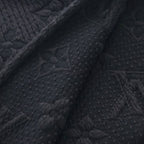 Louis Vuitton Logomania Scarf Echarpe Logo Mania Wool Black — view 5