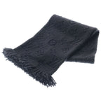 Louis Vuitton Logomania Scarf Echarpe Logo Mania Wool Black