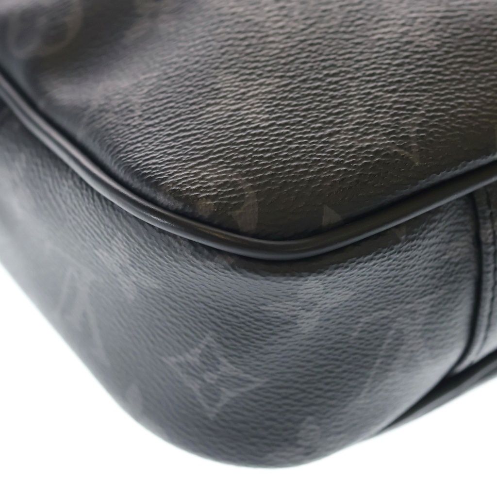 Louis Vuitton Monogram Eclipse Bum Bag Black Leather Silver — view 5