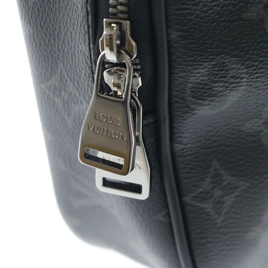 Louis Vuitton Monogram Eclipse Bum Bag Black Leather Silver — view 6