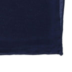 Chanel CC Logo Allover Print Silk Scarf Navy — view 3