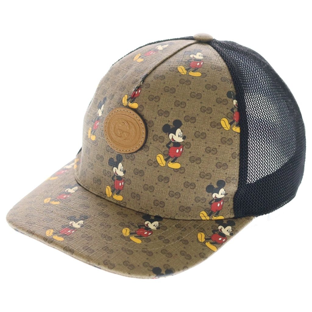 Gucci Disney Collaboration Mesh Cap Brown Black