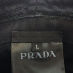Prada Bucket Hat Cotton Black — view 7