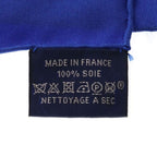 Hermes Carre 90 Cavalcadour Voltigeur Silk Scarf Blue Multicolor — view 4