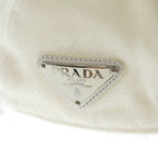 Prada Baseball Cap Hat Cotton White — view 5