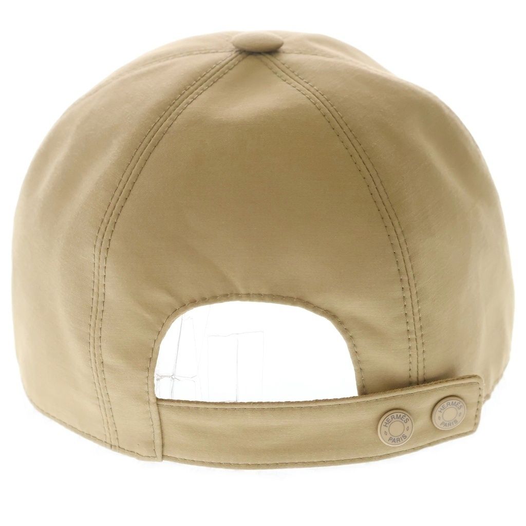 Hermes Serena Cap Hat Cotton Nylon Brown — view 2