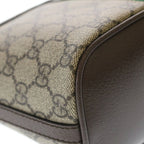 Gucci Ophidia GG Marmont Leather Chain Shoulder Bag Gold Beige — view 5