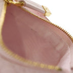 Dior Pink Heart Bifold Wallet Compact Leather Gold — view 5