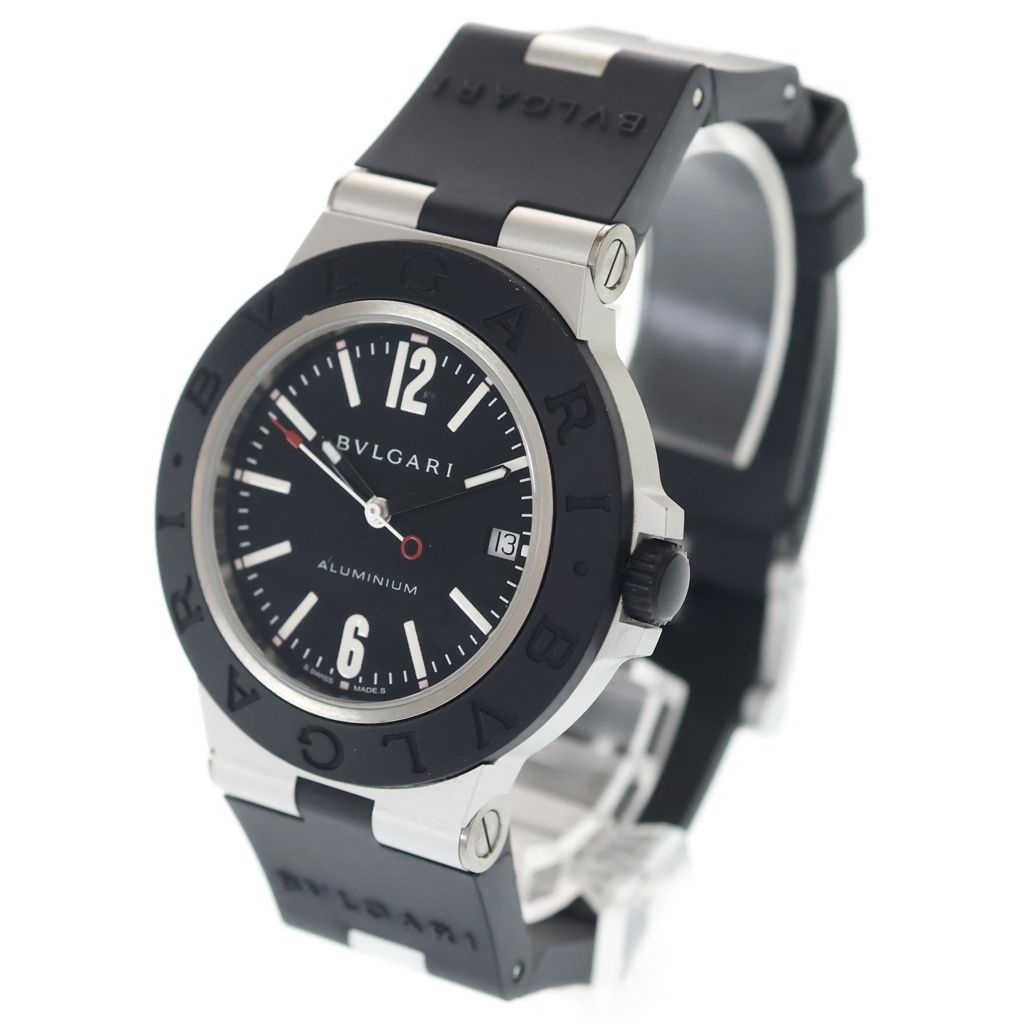 Bvlgari Date Black Dial Mule Automatic Winding Watch Silver — view 4
