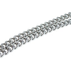 Fendi Baguette Chain Necklace Silver — view 6