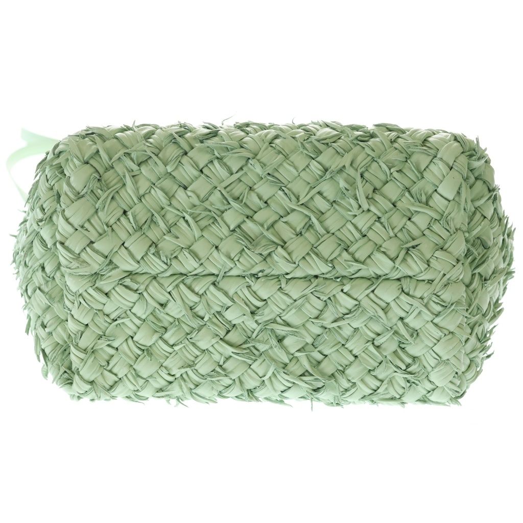 Bottega Veneta Intrecciato Mini Cabas Leather 2-Way Bag Gold Light Green — view 4