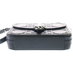 Dior Cannage Cosmo Mini Shoulder Bag Black Leather Silver — view 4