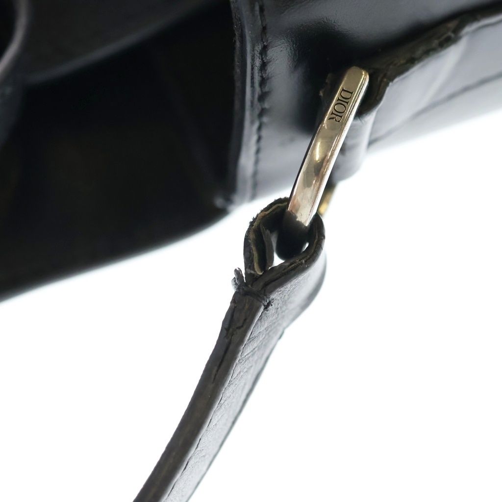 Dior Cannage Cosmo Mini Shoulder Bag Black Leather Silver — view 8