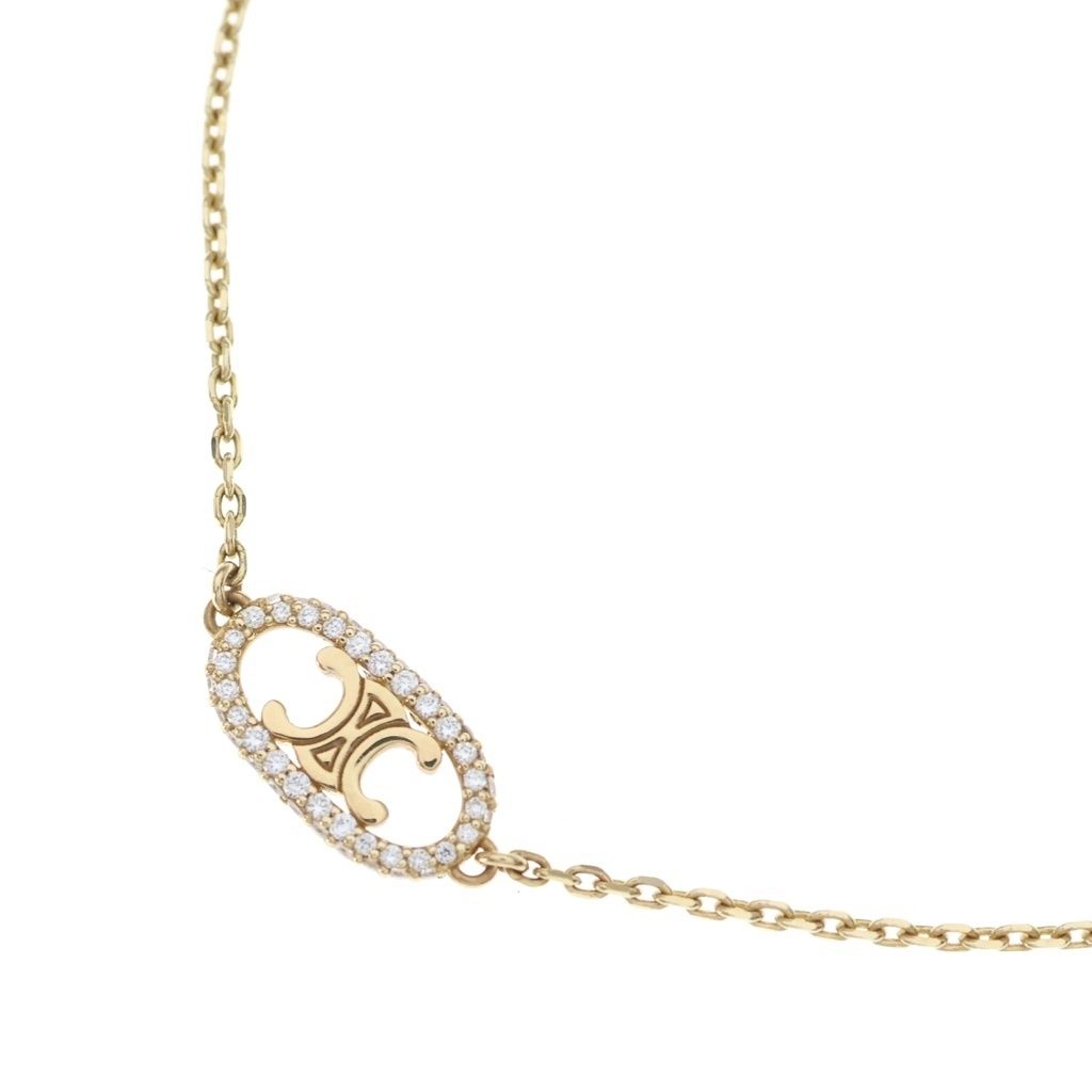 Celine Maillon Triomphe Diamond 18k Yellow Gold Necklace