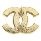 Chanel CC Logo Earrings Pearl White Gold — view 5