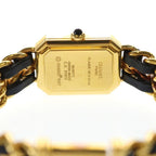 Chanel Premier M Leather Quartz Watch Black Dial — view 5