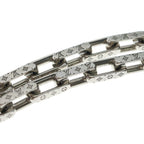 Louis Vuitton Collier Chain Monogram Necklace Silver — view 4