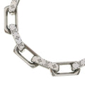 Louis Vuitton Collier Chain Monogram Necklace Silver