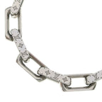 Louis Vuitton Collier Chain Monogram Necklace Silver
