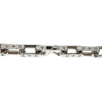 Louis Vuitton Collier Chain Monogram Necklace Silver — view 5