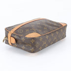 Louis Vuitton Monogram Compiegne 28 Leather Clutch Pouch Business — view 4